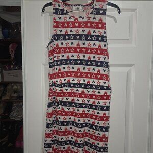 Mickey red white and blue Disney dress